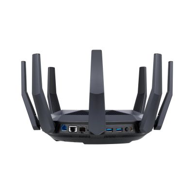 6. ASUS RT-AX89X AX6000 AiMesh router bezprzewodowy Ethernet Dual-band (2.4 GHz/5 GHz) Czarny