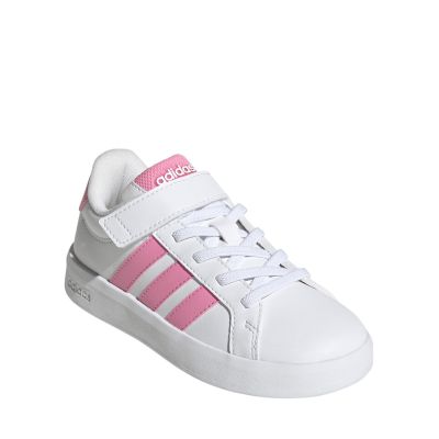 2. Buty dla dzieci adidas Grand Court 3.0 biało-różowe JP9371