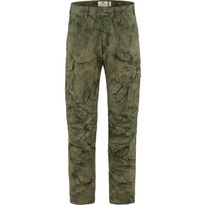 Spodnie męskie Fjällräven Barents Pro Hydratic Trs M Green Camo-Deep Forest (F90228-626-662)