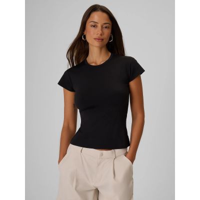 T-shirt slim gładki damski 4F 4FRSS26TTSHF4520-20S