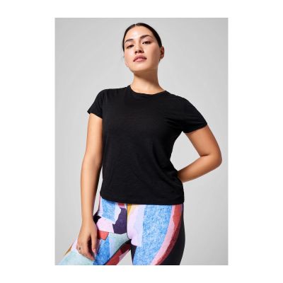 2. Koszulka damska CASALL Easy Tee kolor czarny