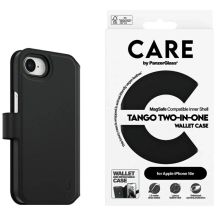 Etui CARE by PanzerGlass Feature Tango 2w1 Wallet na iPhone 16e - czarne
