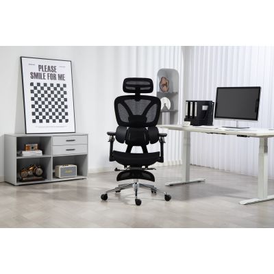 85. Activejet Fotel biurowy Ergonomiczny YK848 czarny