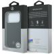 8. Etui Mercedes Leather Semi Wrap Wood Effect MagSafe na iPhone 17 Pro Max - czarne