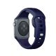 12. Pasek silikonowy 3mk Silicone Watch Strap do Apple Watch 38 / 40 / 41 mm - niebieski