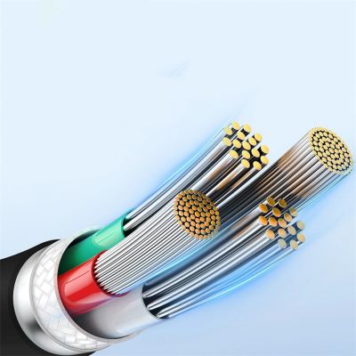 15. Kabel Baseus Pudding Series 100W USB-A - USB-C 2m - czarny