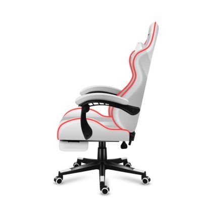 17. Fotel gamingowy Huzaro Force 4.7 RGB White
