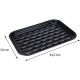 2. BLASZKA TACKA DO GRILOWANIA 34x24CM NON STICK CZARNA