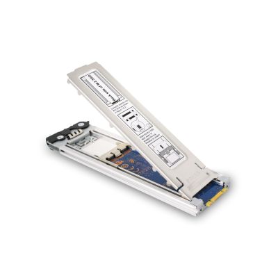 10. Kontroler pamięci masowej ICY Dock ToughArmor MB840M2P-B - Karta M.2 NVMe - PCIe 3.0 x4 - 1 nadajnik/kanał - Srebrny
