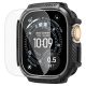 2. Etui Spigen Rugged Armor + Szkło hartowane 9H na Apple Watch Ultra 49 mm - czarne matowe