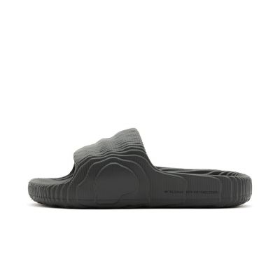 Klapki męskie adidas Adilette 22 Grey Five lifestylowe modne na lato czarne (HP6522)