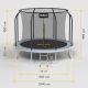 8. REBEL ACTIVE TRAMPOLINA PRO 8FT/244CM, SIATKA, DRABINKA RBA-8001
