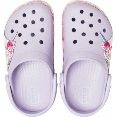 2. Klapki Crocs FunLab Unicorn Band Cg Jr 206270 530