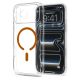 3. Etui Spigen Ultra Hybrid MagSafe na iPhone 18 Pro / 17 Pro - przezroczysto-pomarańczowe