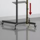 2. MACLEAN STAND / WÓZEK DO TV, PÓŁKA NA KAMERĘ, NA KÓŁKACH, 37-70", MAX. OBCIĄŻENIE 45KG/5KG PÓŁKA, MAX. VESA 600X400 MC-113 B