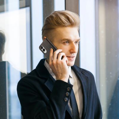 8. Etui Dux Ducis Hivo na Samsung Galaxy S25 Edge z klapką i ochroną RFID - czarne