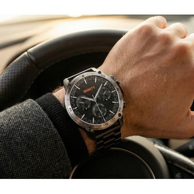 2. Smartwatch Gravity Czarny Pasek + Bransoleta GT46-4