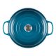 4. Żeliwny garnek Le Creuset 21180306422430, 30 cm zielony