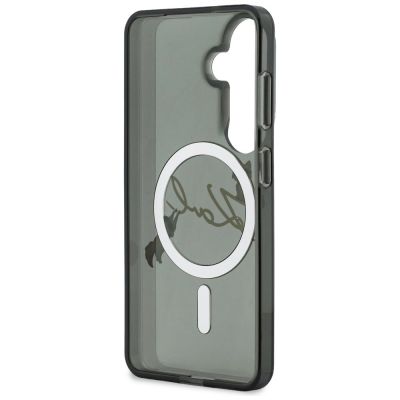7. Etui Karl Lagerfeld IML KC Script MagSafe na Samsung Galaxy S26 - czarne