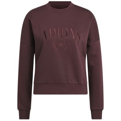 2. Bluza damska adidas Cozy Sweatshirt brązowa JM1794