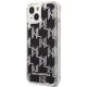 2. Etui Karl Lagerfeld Liquid Glitter Monogram na iPhone 14 Plus - czarne