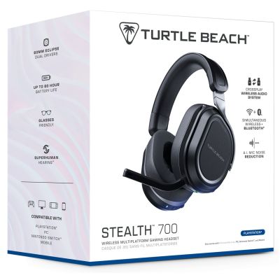 10. Turtle Beach Stealth 700 Zestaw słuchawkowy Przewodowa Opaska na głowę Gaming Bluetooth Czarny
