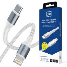 Kabel 3mk Hyper Cable N-SERIES USB-C / Lightning 2m PD 3.0 9V / 3A 27W - biały