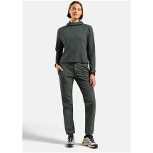 Bluza z kapturem Odlo Mid layer hoody CUBIC zielona