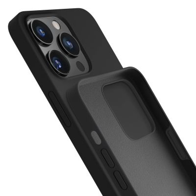 5. Etui 3mk Silicone Case na iPhone 16 Pro - czarne