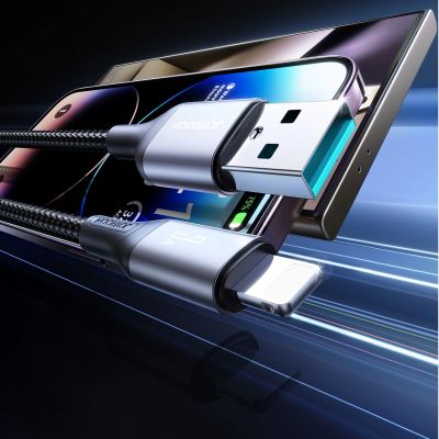 2. Kabel Joyroom S-A28 Flash Series 3A USB-A - Lightning 2m - czarny