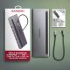 9. Axagon HMC-4KX3 stacja dokująca Przewodowa USB 3.2 Gen 1 (3.1 Gen 1) Type-C Szary