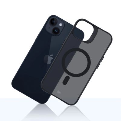 12. Etui 3mk Smoke MagCase z MagSafe na iPhone 14 Plus - półprzezroczyste