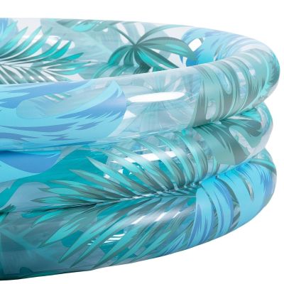 3. BASEN DZIECIĘCY 3- PIERŚCIENIOWY LIŚCIE 158x40CM 51623