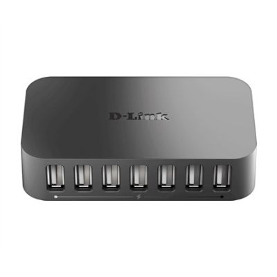 4. D-Link DUB-H7 USB 2.0 Type-C 480 Mbit/s Czarny