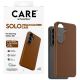 4. Etui CARE by PanzerGlass Solo na Samsung Galaxy S26 - brązowe
