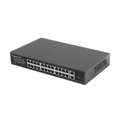 12. Lanberg RSGE-24P-2GE-2S-250 łącza sieciowe Nie zarządzany