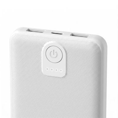 5. Powerbank Wozinsky Wpower WPBBK-3 10000 mAh 10 W 2x USB-A 2A - biały