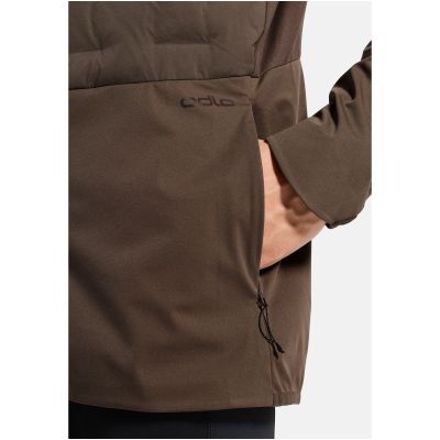 Kurtka przeciwwiatrowa męska Odlo ZEROWEIGHT INSULATOR Jacket brązowa