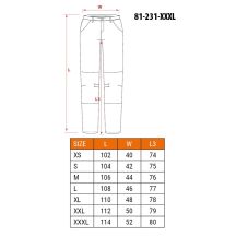 NEO tools 81-231-XXXL spodnie ochronne