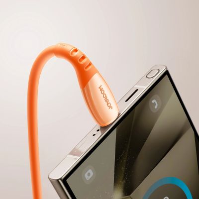 9. Kabel Joyroom S-A59 Vibrant Series 3A USB-A - USB-C 1,2m - pomarańczowy