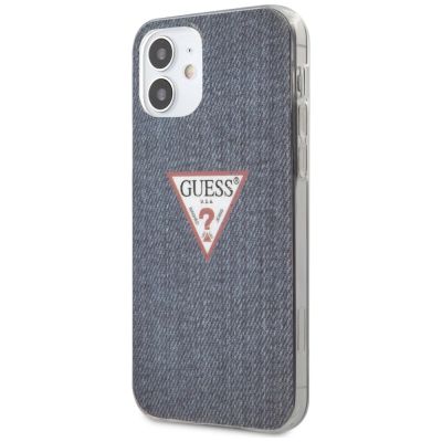 2. Etui Guess Jeans Collection na iPhone 12 mini - granatowe
