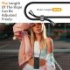 3. Etui na Samsung Galaxy A37 5G z TPU z uchwytem na kartę i smyczą crossbody - czarne