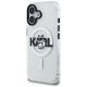 2. Etui Karl Lagerfeld IML Choupette Sketch Logo MagSafe na iPhone 17 - przezroczyste