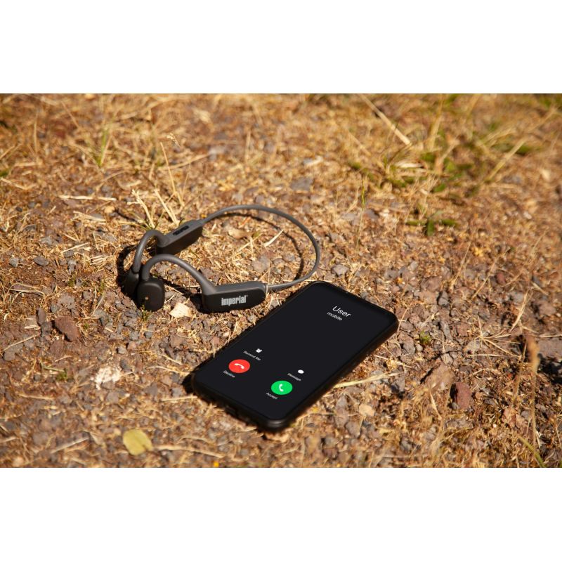 4. Słuchawki bezprzewodowe Imperial bluTC active 1 Bone Conduction czarne