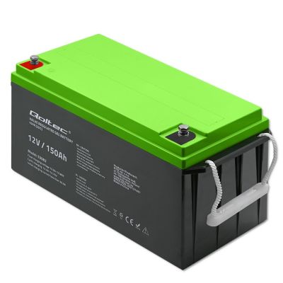 9. QOLTEC AKUMULATOR ŻELOWY 12V | 150AH | GEL