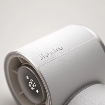 6. Mini wentylator Jisulife Handheld Fan Pro1 Mini 4250 mAh USB-C przenośny wiatraczek dmuchawa - biały