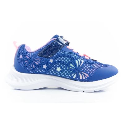 4. Skechers Jumpsters buty dziecięce sportowe dla dziewczynki brokatowe