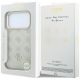 8. Etui Guess Stripe Peony 4G Logo MagSafe na iPhone 18 Pro Max / 17 Pro Max - beżowe