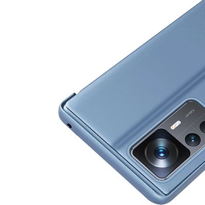 7. Clear View Case etui Xiaomi 12T Pro / Xiaomi 12T pokrowiec z klapką czarne