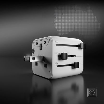 8. Adapter podróżny SBS TEADAPTUNI uniwersalny - biały